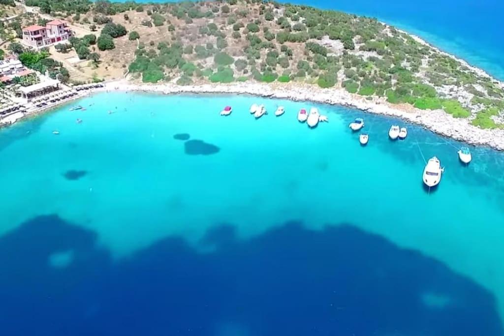 White Villa In Olive Trees And Seaview To Panagia Almiropótamos Dış mekan fotoğraf
