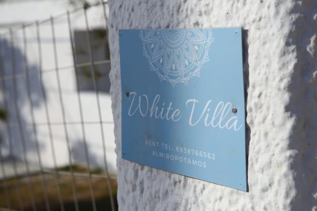 White Villa In Olive Trees And Seaview To Panagia Almiropótamos Dış mekan fotoğraf